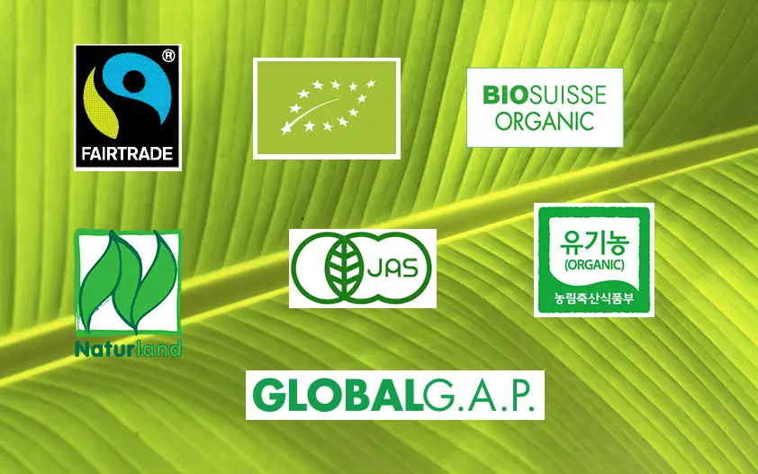 AgroFair-Importer-Fairtrade-Bio-Organic-Bananas-Certifications
